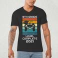 Gamer Graduation 2021 Retro 9th Grade Level Complete Men's V-Neck T-Shirt