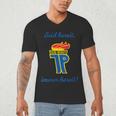 GDR Pioneer East East Nostalgia USSR Soviet Union Men's V-Neck T-Shirt