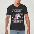 Girls 3rd Grade Graduation Magical Unicorn Men's V-Neck T-Shirt