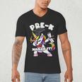 Girls Dabbing Unicorn Pre-K PreSchool Nailed It Graduation Men's V-Neck T-Shirt