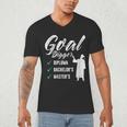 Goal Digger Diploma Master s Bachelor s Master Graduation Men's V-Neck T-Shirt