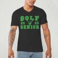 Golf Senior Night Golf Senior 2025 Graduation 32 Men's V-Neck T-Shirt