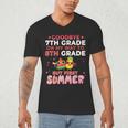 Goodbye 7th Grade Graduation To 8th Grade Hello Summer Men's V-Neck T-Shirt