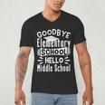 Goodbye Elementary School Graduation Hello Middle School Men's V-Neck T-Shirt
