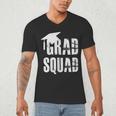 Grad Squad Graduate Graduation T-Shirt Graduation Idea Men's V-Neck T-Shirt
