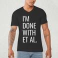 Grad Student Dissertation Thesis PhD Graduation Men's V-Neck T-Shirt