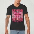 Graduate 2025 For Senior 2025 Graduation Coquette Pink Bow Men's V-Neck T-Shirt