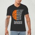 Graduate Senior Class 2022 Graduation Basketball Player Men's V-Neck T-Shirt