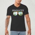 Graduated Graduation Tropical Sunglasses Men's V-Neck T-Shirt