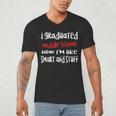 I Graduated Middle School Graduation Men's V-Neck T-Shirt