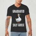 Graduated Silly Goose Student Graduation 2026 Grad Men's V-Neck T-Shirt