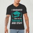 I Graduated Smart Graduation Student College University Men's V-Neck T-Shirt