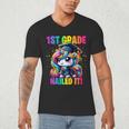 Graduation 1st Grade Unicorn Nailed It Girls Grad Magical Men's V-Neck T-Shirt