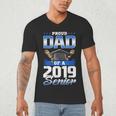 Graduation 2019 TShirt Proud Dad Of Senior Men's V-Neck T-Shirt
