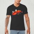 Graduation Bachelor Master Doctor PhD Study School Lobster Men's V-Neck T-Shirt