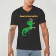 Graduation Dinosaur Smarty Saurus Rex Diploma Dinosaur Men's V-Neck T-Shirt