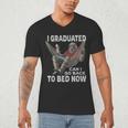 Graduation I Graduated Can I Go Back To Bed Now Men's V-Neck T-Shirt