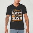 Graduation Proud Parents Of a 2024 Graduate For Mom And Dad Men's V-Neck T-Shirt