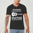 Graduation Shirt For Guitar Players & Band Member Men's V-Neck T-Shirt