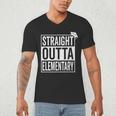 Graduation Shirt Straight Outta Elementary Men's V-Neck T-Shirt
