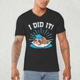 Graduation Did It Sloth Graduate Animal Sloths Sloth Men's V-Neck T-Shirt