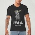 Graduation T-Shirt Dabbing Graduation We Out Class Of 2018 Men's V-Neck T-Shirt
