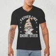 Grandpa Fathers Day Gnome For Men And Best Dad Pun Men's V-Neck T-Shirt