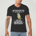 Green Cheek Conure Introvert Parrot Bird Conure Men's V-Neck T-Shirt Green Cheek Conure Introvert Parrot Bird Conure Men's V-Neck T-Shirt