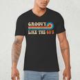 Groovy Like The 60s Aesthetic Nostalgia 1960's Retro Men's V-Neck T-Shirt