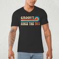 Groovy Since The 70s Aesthetic Nostalgia 1970's Retro Men's V-Neck T-Shirt