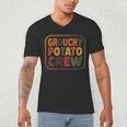 Grouchy Potato Crew Introvert Sarcasm Men's V-Neck T-Shirt Grouchy Potato Crew Introvert Sarcasm Men's V-Neck T-Shirt