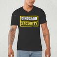 Halloween Adult Costume Dinosaur Security Dad Mom Men's V-Neck T-Shirt