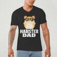 Hamster Dad Father's Day Animal Whisperer Rodent Lover Men's V-Neck T-Shirt
