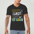 Happy Last Day Of 1st Grade Shirt Cutie Graduation Men's V-Neck T-Shirt