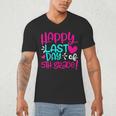 Happy Last Day Of Fifth 5th Grade Teacher Student Graduation Men's V-Neck T-Shirt