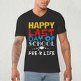 Happy Last Day Of School Pre-K Life Graduation T-Shirt Men's V-Neck T-Shirt