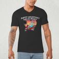 Happy Valentines Day To Myself Introvert Humor Men's V-Neck T-Shirt