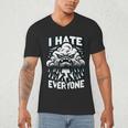 I Hate Everyone Introvert Anti-Social Dark Humor Men's V-Neck T-Shirt