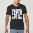 High School Graduate Graduation Party Meme Men's V-Neck T-Shirt