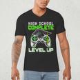High School Level Complete Class Of 2024 Graduation Men's V-Neck T-Shirt