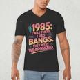 Hilarious 1985 Big Hair Bangs Joke For Gen X Nostalgia Men's V-Neck T-Shirt