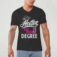 Hotter By One Degree Graduation Men's V-Neck T-Shirt
