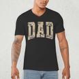 Hunting Dad Duck Camouflage Camo Waterfowl Duck Camo Men Men's V-Neck T-Shirt
