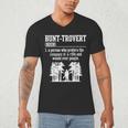 Huntrovert Introvert Hunting Men's V-Neck T-Shirt Huntrovert Introvert Hunting Men's V-Neck T-Shirt