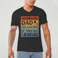 Husband Dad Grandpa 67 Year Old Legend 67th Birthday Vintage Men's V-Neck T-Shirt Husband Dad Grandpa 67 Year Old Legend 67th Birthday Vintage Men's V-Neck T-Shirt