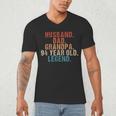 Husband Dad Grandpa 94 Year Old Legend 94th Bday Men Men's V-Neck T-Shirt