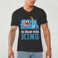 Ice Cream Truck King Nostalgia Summer Ice Cream Truck Driver Men's V-Neck T-Shirt Ice Cream Truck King Nostalgia Summer Ice Cream Truck Driver Men's V-Neck T-Shirt