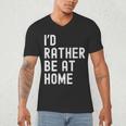 I'd Rather Be At Home Antisocial Introvert Tee Men's V-Neck T-Shirt