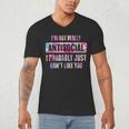 I'm Not Antisocial I Probably Just Don't Like You Introvert Men's V-Neck T-Shirt
