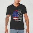 I'm Not Just a Daddy's Little Girl I'm a Veteran's Daughter Small Men's V-Neck T-Shirt